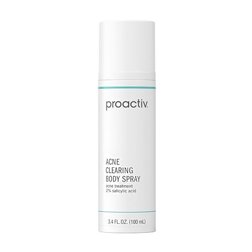 Proactiv Acne Clearing Salicylic Acid Body Spray Multi-directional Mist for Back Chest Shoulders After Gym or Sweat Formulated for Acne-prone Skin 3.4 Fl Oz