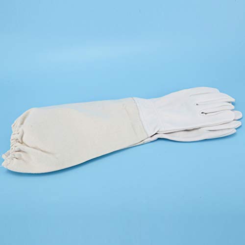 LIOOBO 1 Paar Imkerhandschuhe Ziegenleder-Schutzhandschuhe Leder-Imkerhandschuh Imkerwerkzeug für Imker – Bild 5