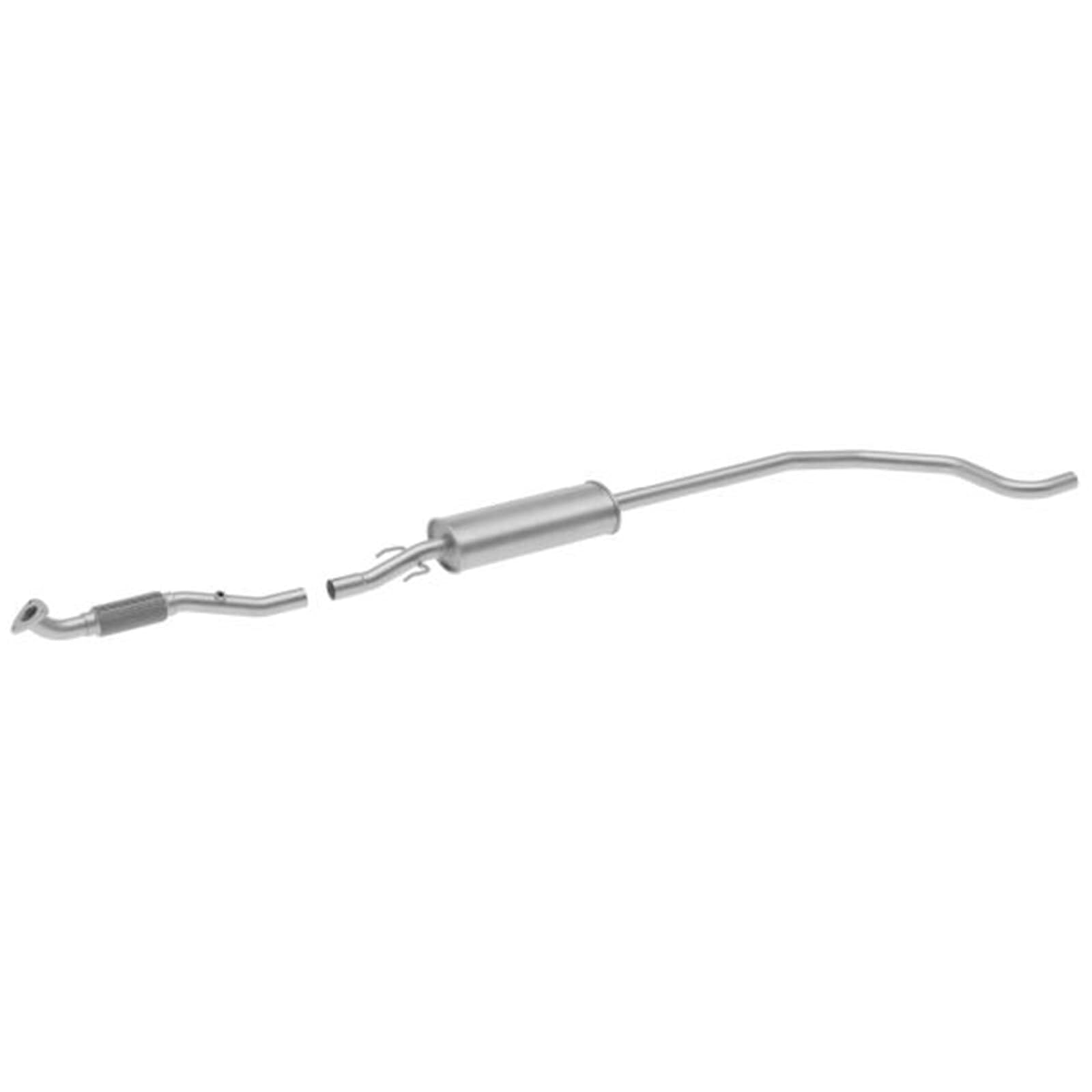 HELLA 8LB 366 021-221 Tłumik przedni - Easy2Fit® Kit - z przodu - trzyczęściowy - Komplet z elementami do montażu - dla m. in. VAUXHALL CORSA III (D)