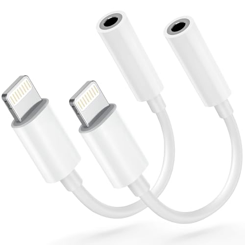 Apple MFi Certified Lightning to 3.5mm Headphone Jack...