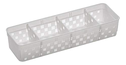 2 Cestos Organizador Divisórias Gaveta Separador Armário Closet