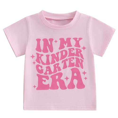 Image of Kids Girls First Day of School Shirt in My Pre-K /Kindergarten /First /Second /Third /Fourth /Fifth Grade Era T-Shirt