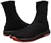 Japanese Cushioned Tabi Shoes Air Jog V 6 Clasps Toe Boots Short Version (10.5 Wide Women/9 Medium Men, Black)