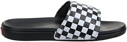 Vans La Costa Slide-On (Checkerboard) True White/Black Men's 9, Women's 10.5 Medium | Image 3