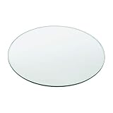 [neu.haus] Tablero de Vidrio para Mesa de Centro para Mesa de Comedor Placa Inferior para Chimenea Vidrio Templado Ø 700 x 8 mm