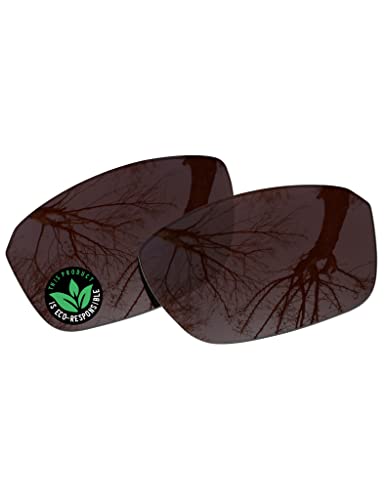 Image of Raydi Polycarbonate Replacement Lenses & Nosepads for Oakley Split Shot OO9416 Rectangular Sunglasses