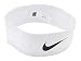 Nike Speed Performance Headband (One Size Fits Most, White/Black)