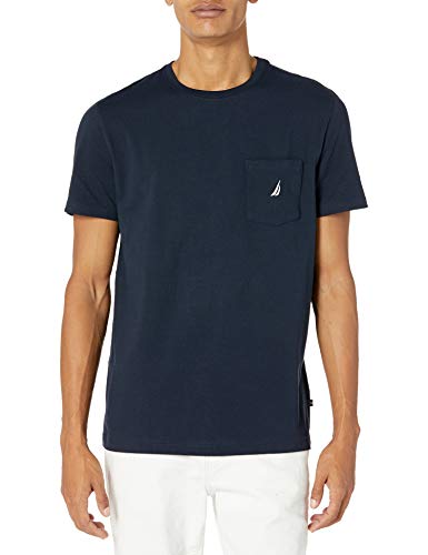 Nautica V41050 Camiseta, Azul (Navy), Medium (Tama�o del Fabricante:M) para Hombre