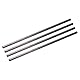 QUARKZMAN 4 Stück Kohlefaserrohr 4 x 6 x 350mm Pultrudierte Kohlefaserrohre für RC-Flugzeug Drachenflügelrohr Quadcopter-Arm