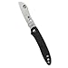 Spyderco Roadie Lightweight Folding Knife - Black FRN Handle with PlainEdge, Full-Flat Grind, N690Co Steel Blade and SlipJoint - C189PBK