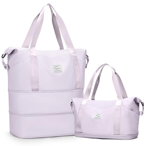 Expandable Travel Duffle Bag Men, Large Gym Bag Travel Tote