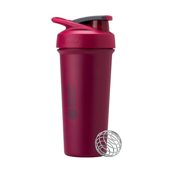 BlenderBottle Strada Sleek inox isotherme 750ml froid 24h shaker protéine