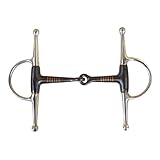 FES Horse Bit Sweet Iron Snaffle 5 Full Cheek | Promotes Salivation and Responsiveness | Perfect for Younger Horses | Prevents Bit Pulling | Promotes Independent Side Movement