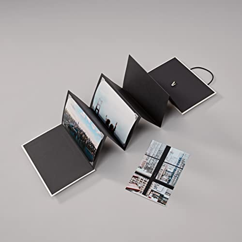 Semikolon 368756 Leporello Natural Affair 12,2 x 17,7 cm - 13 Fotos 10 x 15 cm - Ziehharmonika-Fotobuch - Golden Hour