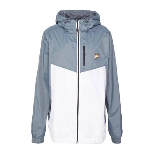 Ellesse veste à capuche Fraction FZ bicolore avec logo brodé sur la poitrine