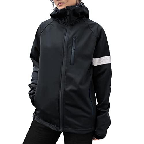 Lo.gas Fahrradjacke Damen Laufjacke Warm Windproof Regenjacke wasserdicht...