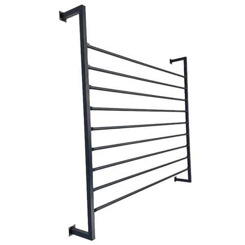 Estante de exhibición montado en la pared con barra ajustable para organizar rollos, soporte para manualidades