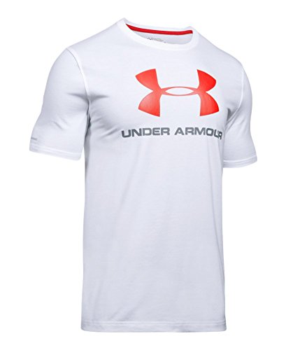 Under Armour Men's UA Sportstyle Logo T-Shirt Medium White