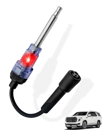 LTDCVTR Inline Spark Plug Tester Plug-in Engine Ignition Tester Armature Diagnostic Tool Small & Big Internal/External Engines Accessories for Automotive Car Lawn Mower Motorcycle