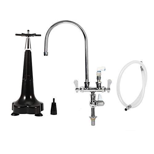 Lavadora De Tazas, Enjuagadora Limpiadora De Tuberías De Salida De Acero Inoxidable Con Cuerpo De Plástico De Cobre Y Kit De Grifo De Agua De Temperatura única para Cafetería