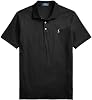 POLO RALPH LAUREN Camisa Pony de Punto de Corte Medio para Hombre, Negro con Pony, Talla L 2