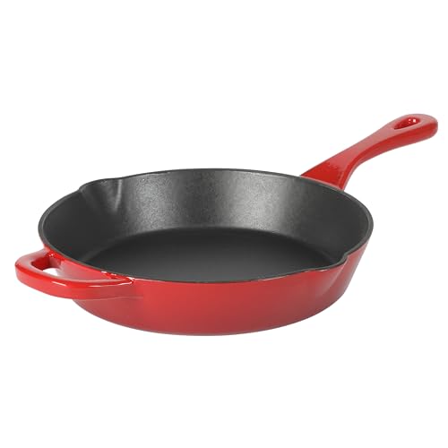 Crock-Pot 10 Inch European Enameled Cast Iron Skillet - Grad...