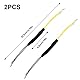 Dokeno 2 Stück DC 12V 21W Motorrad Lastwiderstand Motorrad Blinkeranzeige Widerstände Kabel Motorrad Blinker LED Indikator Ladewiderstand Blinker Fix Fehler 6Ω