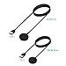 SEVENKA 2-Pack USB Wireless Charger for Samsung Watch Charger, Galaxy Watch6/6 Classic/ 5/5 Pro/4/4 Classic/3/Active 2/1, 1m Long & 30cm Short Replacement Wireless Charging Cables for Galaxy Watch
