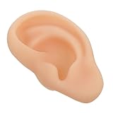 BELLIFFY Simulations ohrmodell aus Medizinischem Silikon Linkes Ohr Realistische Nachbildung mit Künstlichem Gehörgang für Hörgeräteberatung Medizinische Ausbildung und Praxisübungen