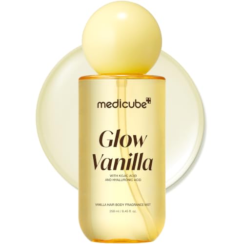 Image of medicube Glow Vanilla Hair & Body Fragrance Mist, 8.45 fl.oz