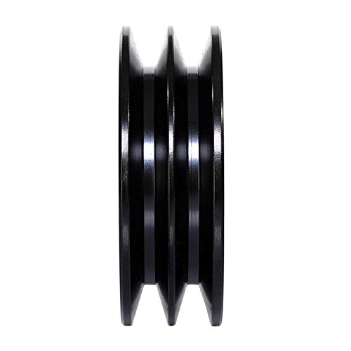 1PC Double Grooves Taper Bushed V Belt Pulley, 85.5 Diameter 35 Thickness, 1210 Bushing Inside Bore Range 9mm ~ 32mm (Size : 30mm, Color : 1PC)