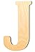 UNFINISHEDWOODCO Unfinished Wood Letter, 15-Inch, Monogrammed J, Large