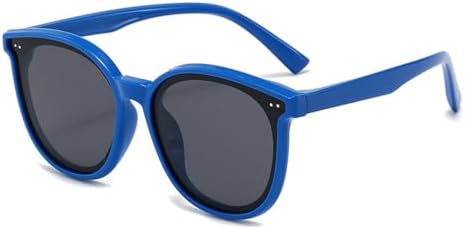 3-12 Years Kids Polarized Sunglasses Boys' Girls Soft Frame Cat Eye Fashion Sun UV400 Protection Oval Glasses