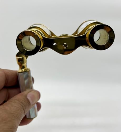 Binoculares Ópera Vintage con Estuche de Cuero miniatura 4