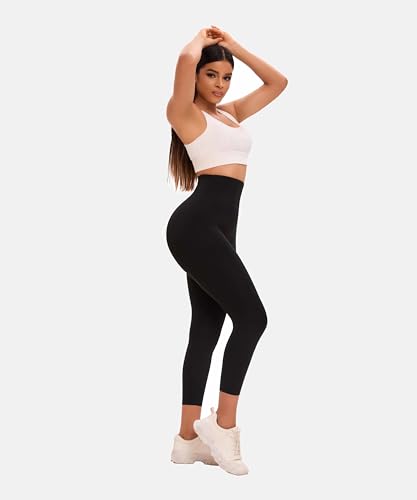 Curvphilo Leggings de compressão, levanta bumbum, controle de barriga, calças elásticas para ioga, s