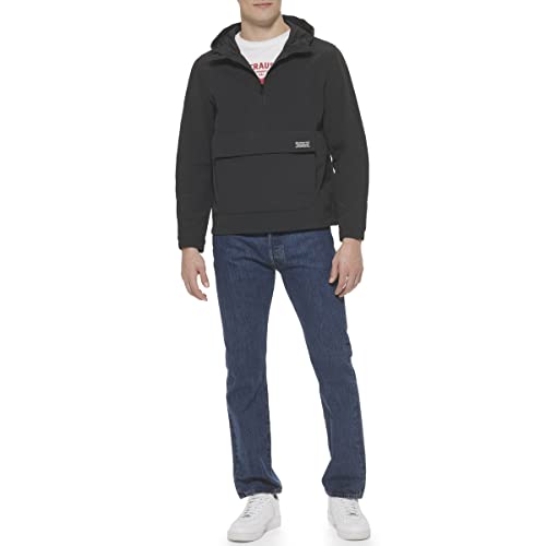 Image of LEVI'S Men's Lightweight Taslan Hooded Popover Windbreaker Jacket