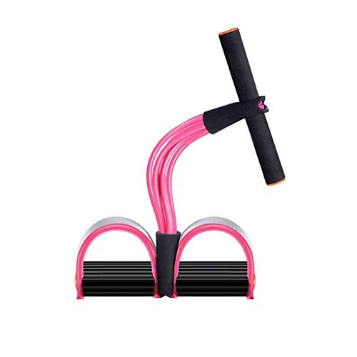 Cuerda elástica con pedal para fitness y tonificación miniatura 1