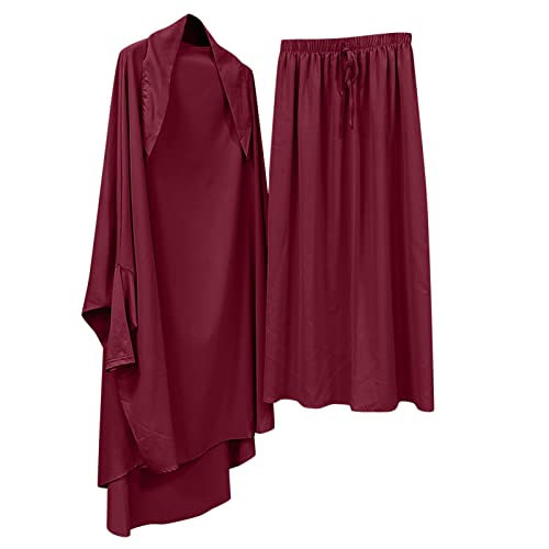 Robe musulmane fluide infroissable idéale pour la prière et le vêtement quotidien