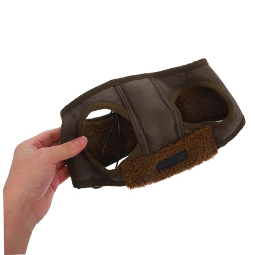 Balacoo Sombrero Piloto para Perro XL Marrón miniatura 4