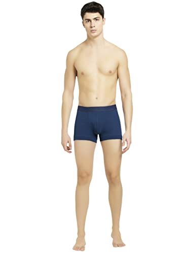 Image of Jockey 1015 Men's Super Combed Cotton Rib Solid Trunk with Stay Fresh Properties