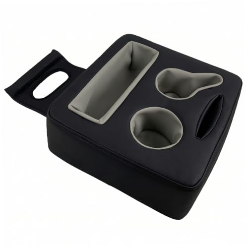 Porte-gobelets de siège arrière voiture en PU finition cuir pour intérieur élégant