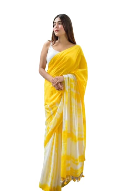 yellow printed saree haldi rasam funcation saree-Designer saree-34-image-30