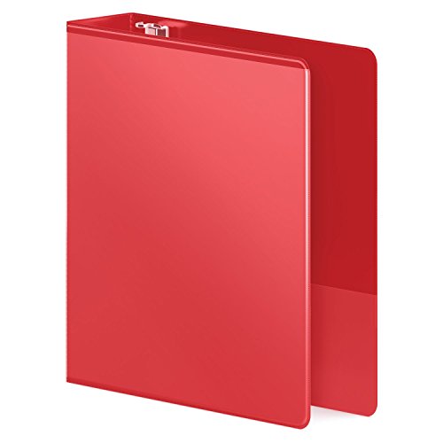 Wilson Jones Heavy Duty Round Ring View Binder With Extra Durable Hinge, 2 Inch, Customizable, Red (W363-44-1797) #TOP4