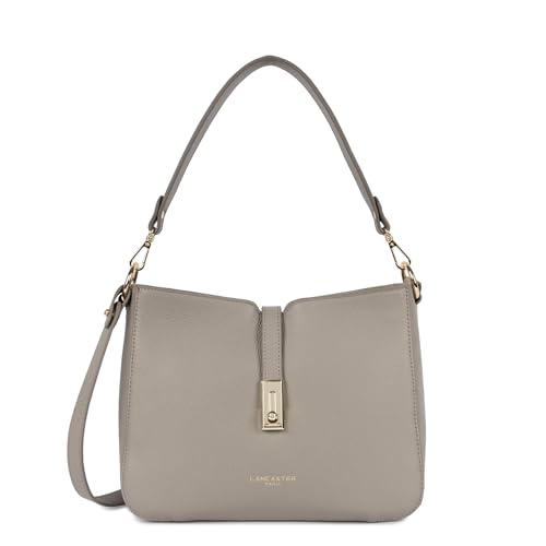 Grand sac besace Milano Horizon en cuir véritable noir pour homme