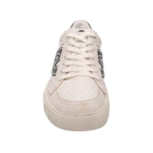 ASH Women's Moonlight Studs Sneakers, Vintage-Inspired Distressed Leather with Bold Starry Logo4