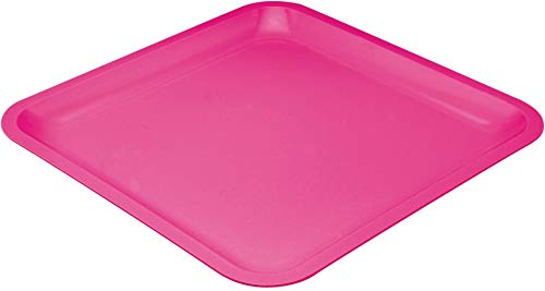 Sac! Designs Seaside Assiette, Melamine, Rose, 26 mm X 26 mm X 1 mm