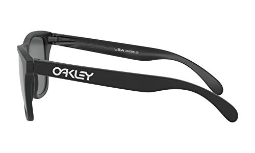 Oakley 24-297 Frogskins Polarized Sunglasses Matte Black w/Black Iridium 24 297 55mm4