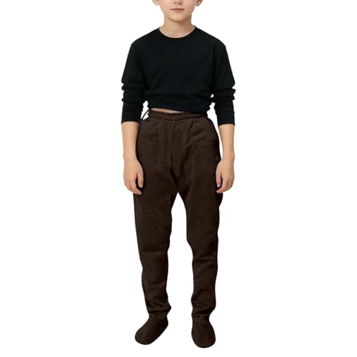 Pantalones escolares resistentes con cordón integrado para evitar roturas en juegos de niños