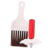 Vaguelly Klimaanlage Lamellenkamm Edelstahl Reinigungswerkzeug Für Kondensator Und Kühlschrank Effektive Reinigung Für Lüftung Und Kühlung Für Gründliche Wartung Und Verlängerte