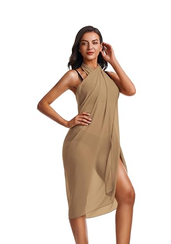 Image of CHICGAL Sarong Wraps Swimsuit Coverup for Women Bathing Suit Cover Up Summer Bikini Beach Swimwear 2026